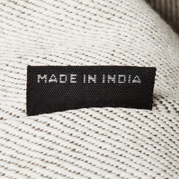 Prada Grey Canapa Denim Logo-Print Medium Tote Bag - Picture 7 of 10